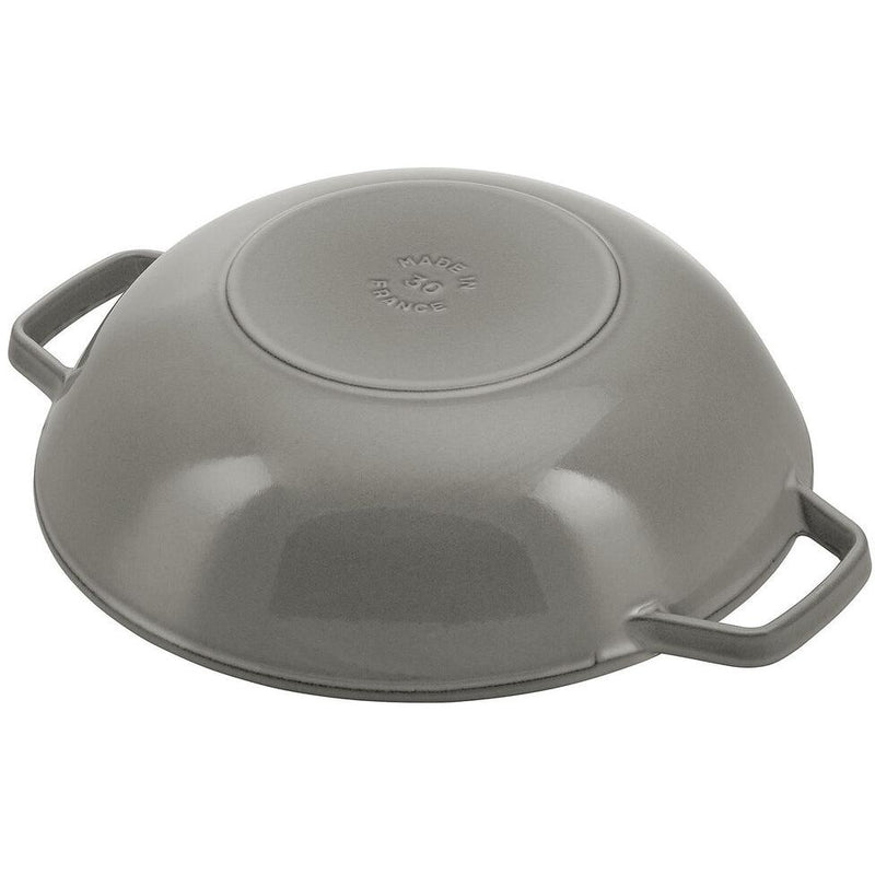 Staub 30CM CAST IRON WOK WITH GLASS LID 1004744 IMAGE 2