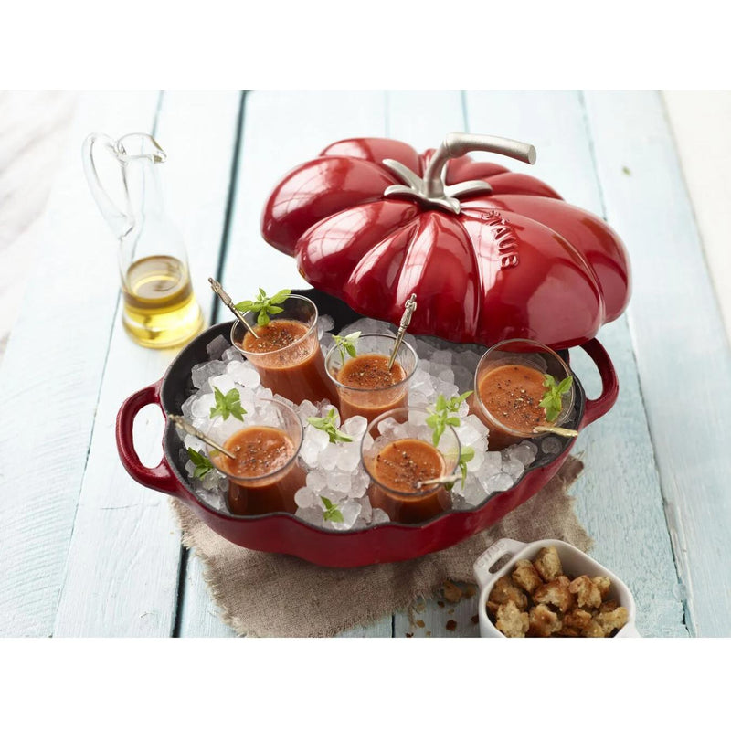 Staub 3L CAST IRON TOMATO COCOTTE 1004923 IMAGE 8