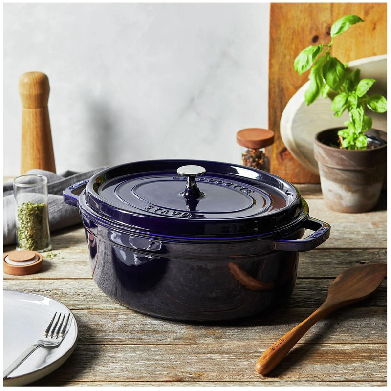 Staub 5.5L CAST IRON OVAL COCOTTE 1004307 IMAGE 6