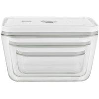 Zwilling Fresh & Save 3-piece Small/medium/large Vacuum Glass Box Set 36803003 IMAGE 1