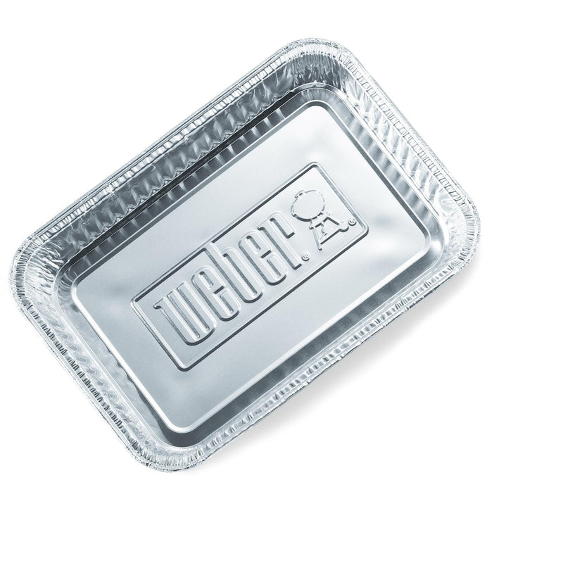 Weber Foil Drip Pans - 10 Pack for Smokefire 6416 IMAGE 2