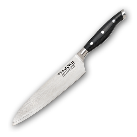Vitantonio Butcher Block & Knife Set - TA Gourmet